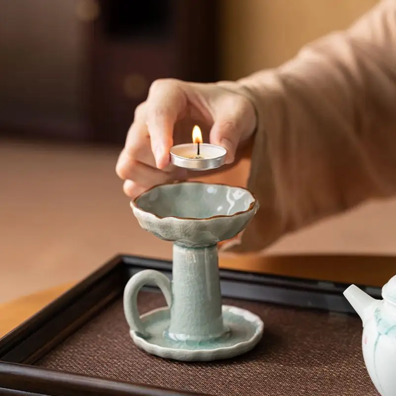 Ķīniešu retro keramikas Zen Lotus aromterapijas