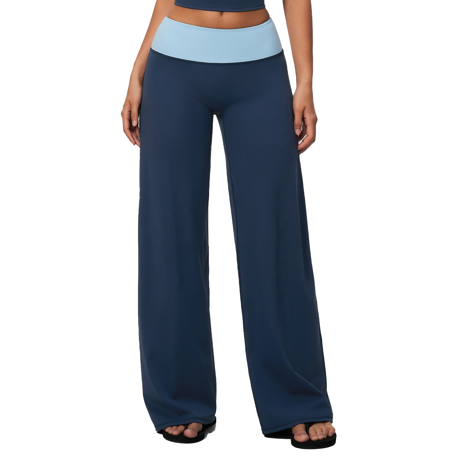 Fashionable Waist Hugging High Waisted And Hip Lifting Micro Flared Yoga Pants 5
