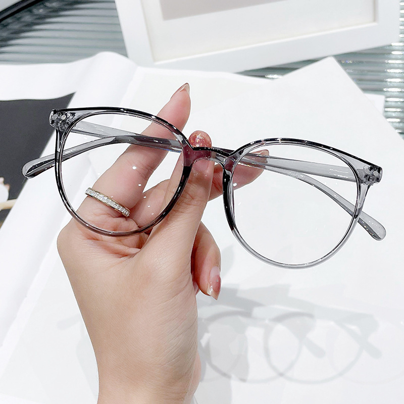 Round Frame Frame Vintage Myopia Glasses Frame Anti-blue Light - Image 5
