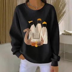 3D Printed Christmas Sweatshirt Women - Cjwy0103-5Xl - View 1