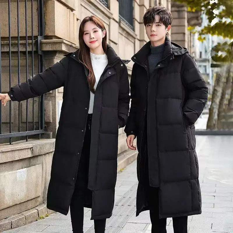 Mid-length Couple Men's And Women's Winter Down