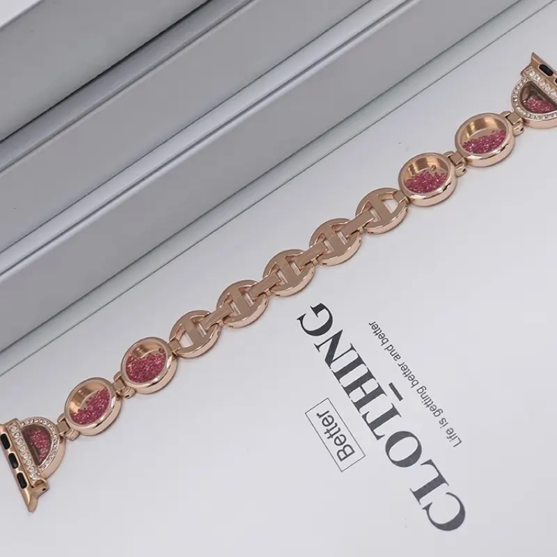Suitable For Watch Strap Fashion Quicksand Ring