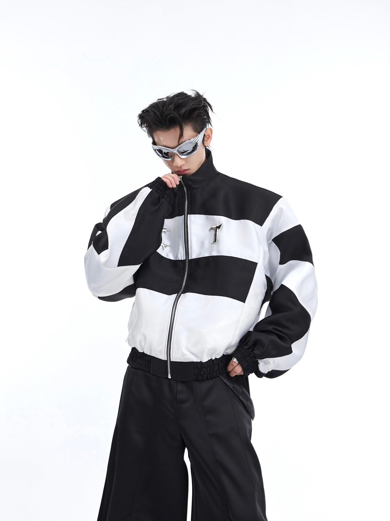 Men's Retro Metal Embellished Jacket
