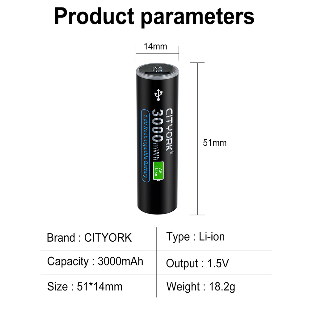 USB Charging Micro Interface 15V No 5 Lithium Battery - Image 4