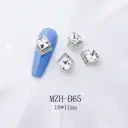 K9 Ultra-Shiny Flat-Back Rhinestones In White For Nail Art Decorations view 2