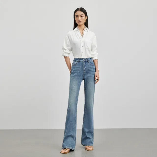 Retro Jeans For Women Slimming And Tall Blue Trousers - Shop at LoveMi