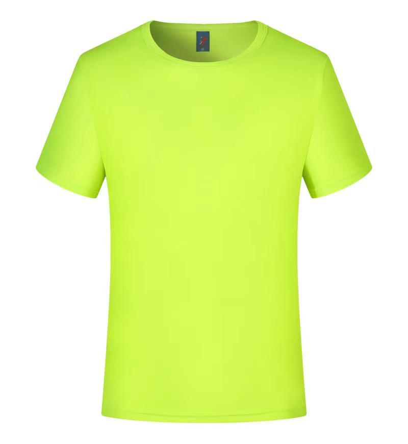 Ice Silk Quick Drying Clothes Short Sleeve Round Neck T-shirt
