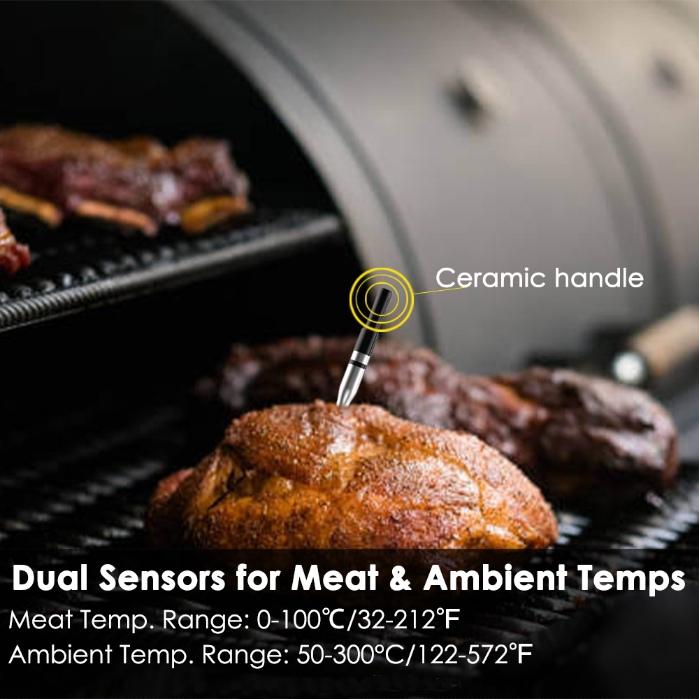 Barbecue Fork Single Needle Bluetooth BBQ Wireless Probe Food Thermometer