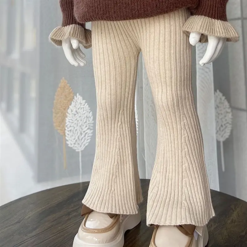 Stretch Bootcut Pants Fashionable Long Trousers