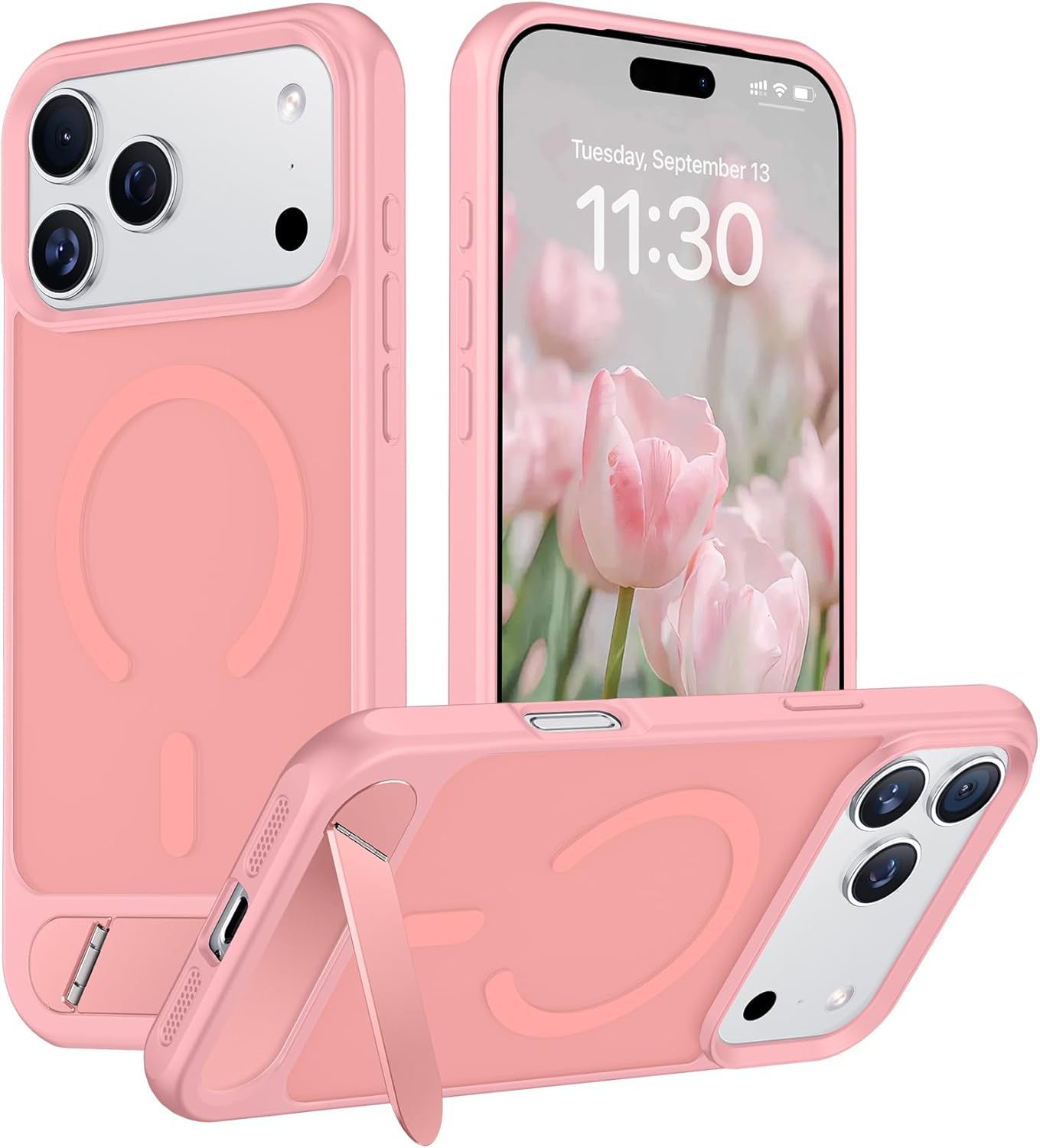 Ultra-Thin Magnetic Phone Case with Hidden Single-Line Stand 2