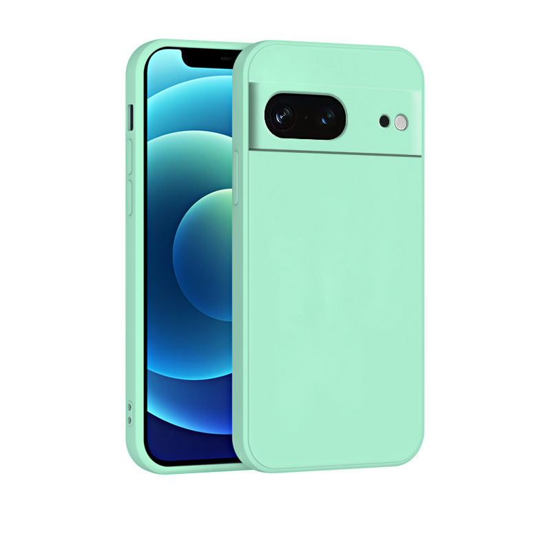 Straight-edged Silicone Pixel 10 Pro Phone Case