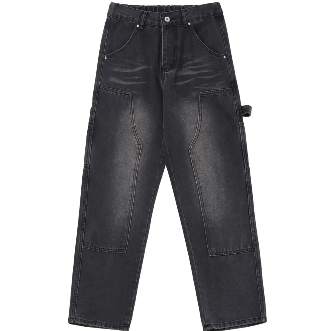 Men's American Street Logging Tooling Slightly Flared Jeans