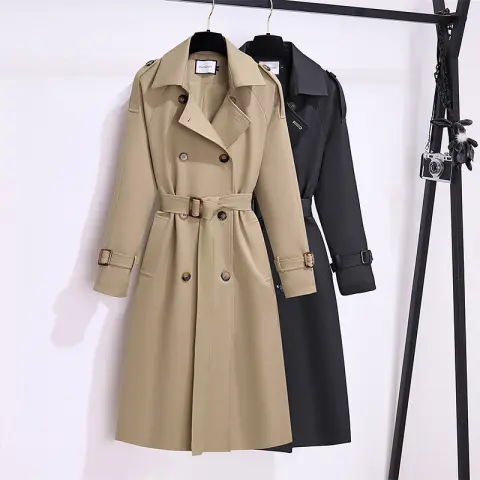 High-end Elegant Mid-end Trench Coat for Women