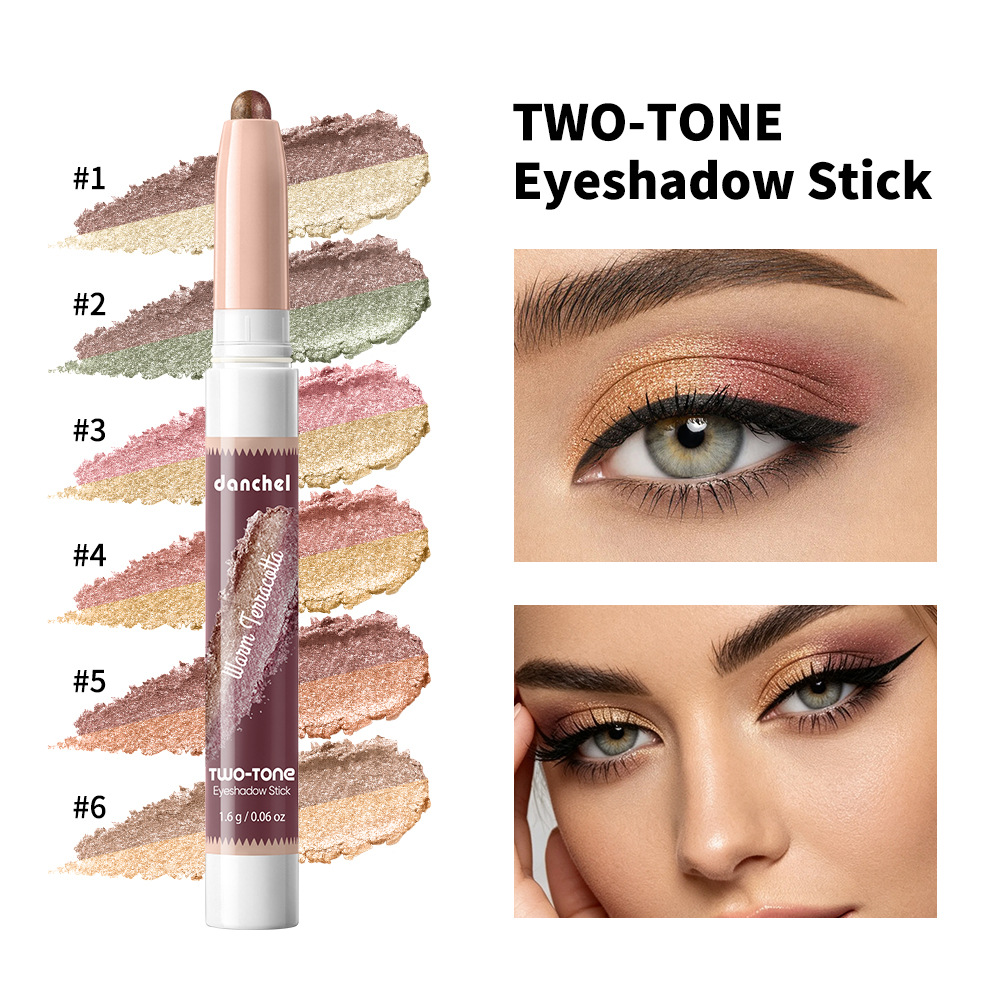 Contour And Highlight Cosmetics Two-Color Gradient Eyeshadow Pen