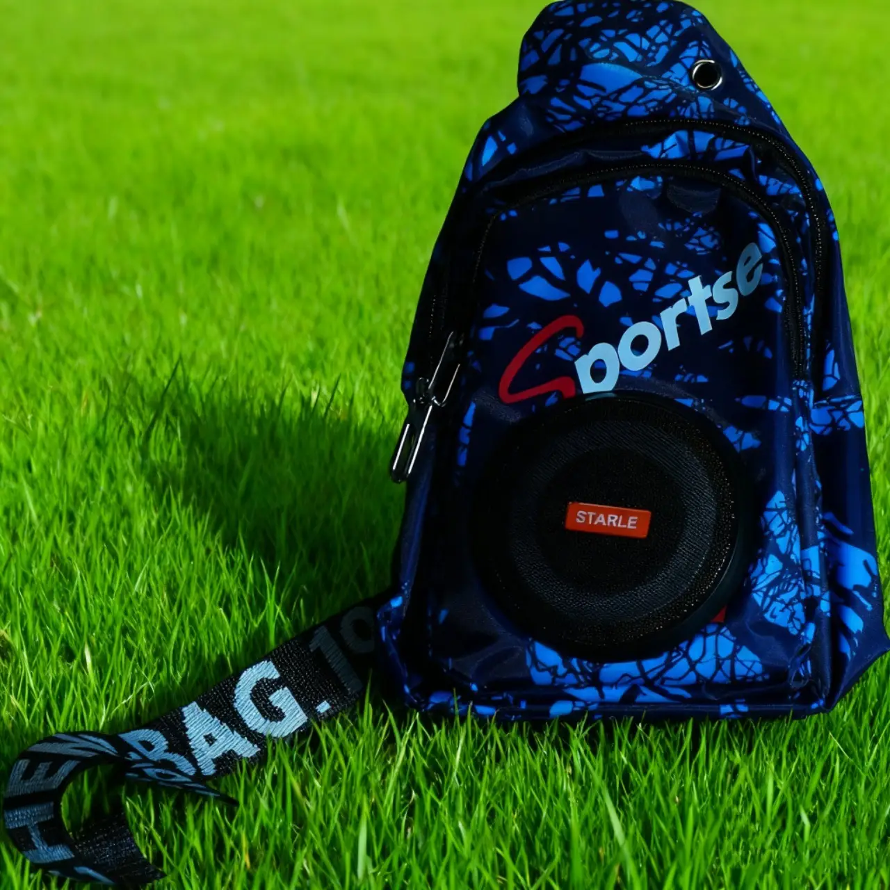Single-Shoulder Bluetooth Speaker Multifunctional Color-Light Crossbody Bag