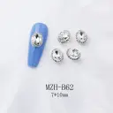 K9 Ultra-Shiny Flat-Back Rhinestones In White For Nail Art Decorations view 10