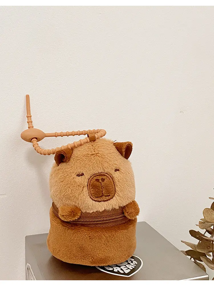 Cute Cartoon Capabala Coin Purse Coin Bag Earphone Bag