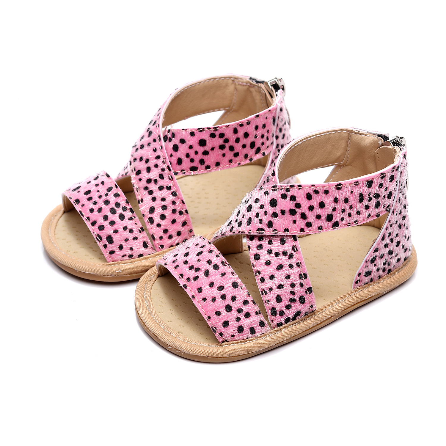 Children's Leopard Print Sandals Baby Toddler Non-slip Sole Children's Shoes — foto 20