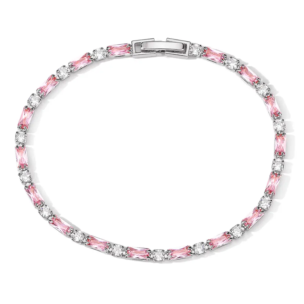 White Zircon Bracelet Female Fashion Simple Temperamental All-match