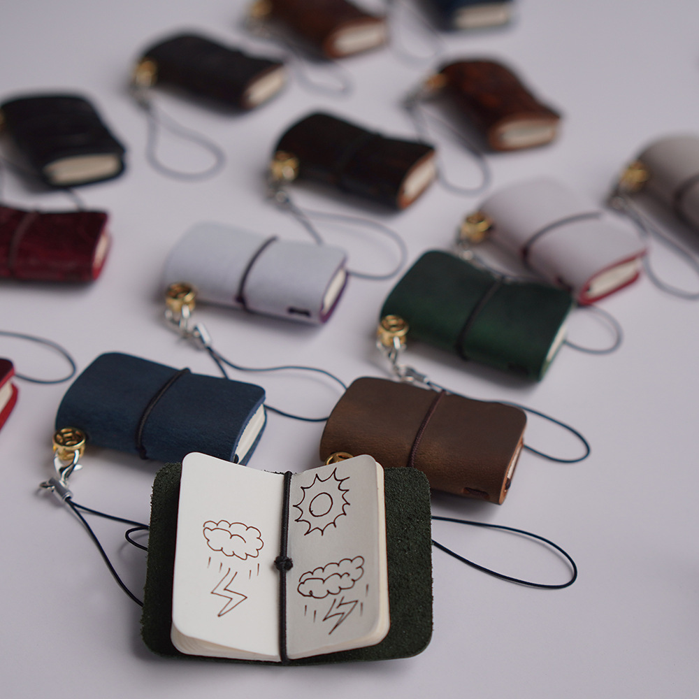 Super Mini Pocket Notebook Creative Cow Leather 2