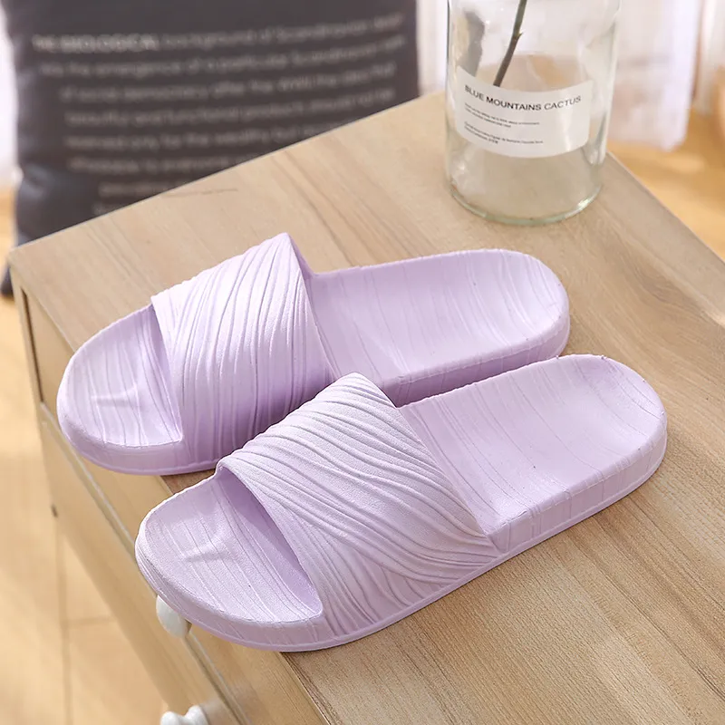 Bathroom Slippers Women's Indoor And Outdoor Home Slippers - Purple