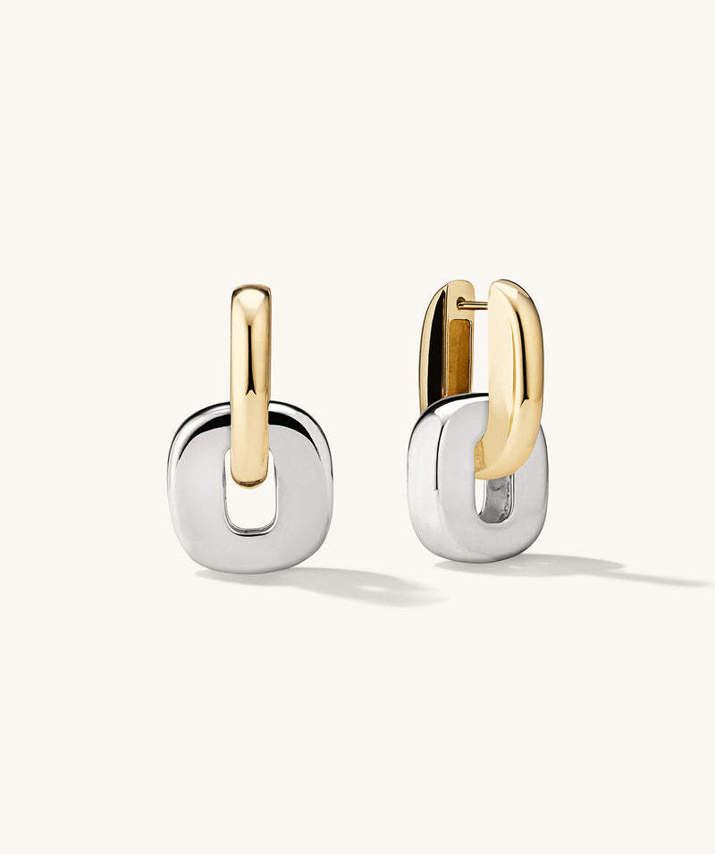 European And American Irregular Geometric Earrings