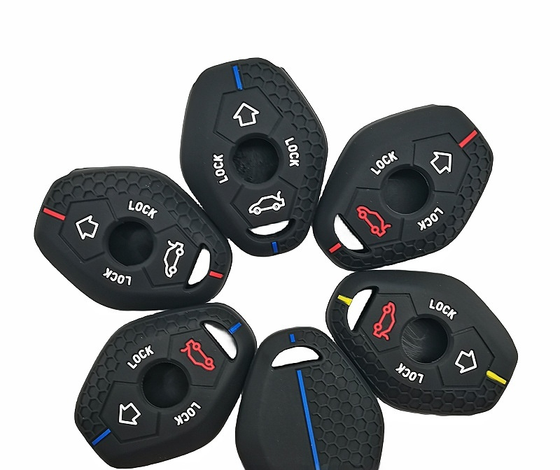 Honeycomb Pattern Silicone Car Key Set - Image 6