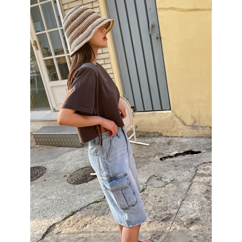 Cool And Chic Casual Denim Overalls