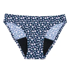 Women's Fashion Printed Seamless Washable Physiological Underwear - Floral - View 1