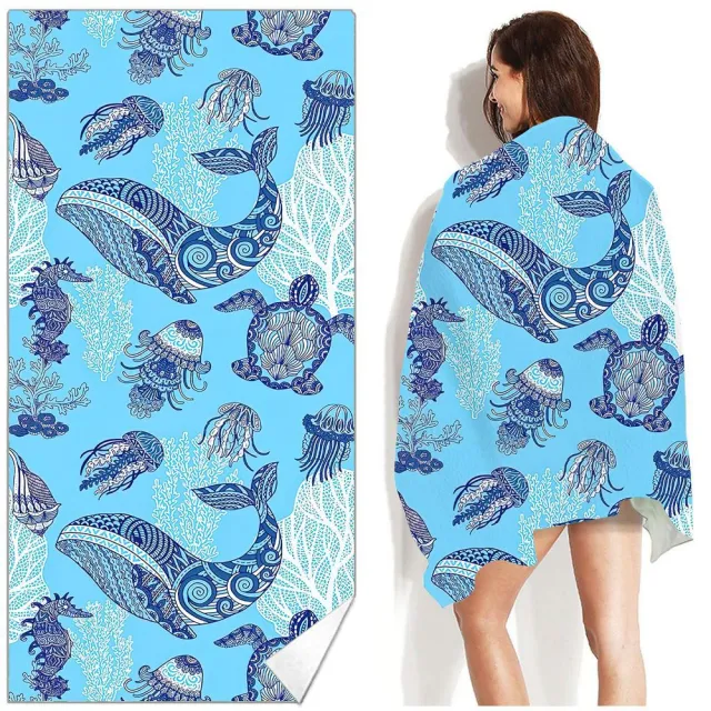 Bohemian Beach Towel Printed Swimming Sweat Towel Sty50 80X160Cm - Shop at LoveMi