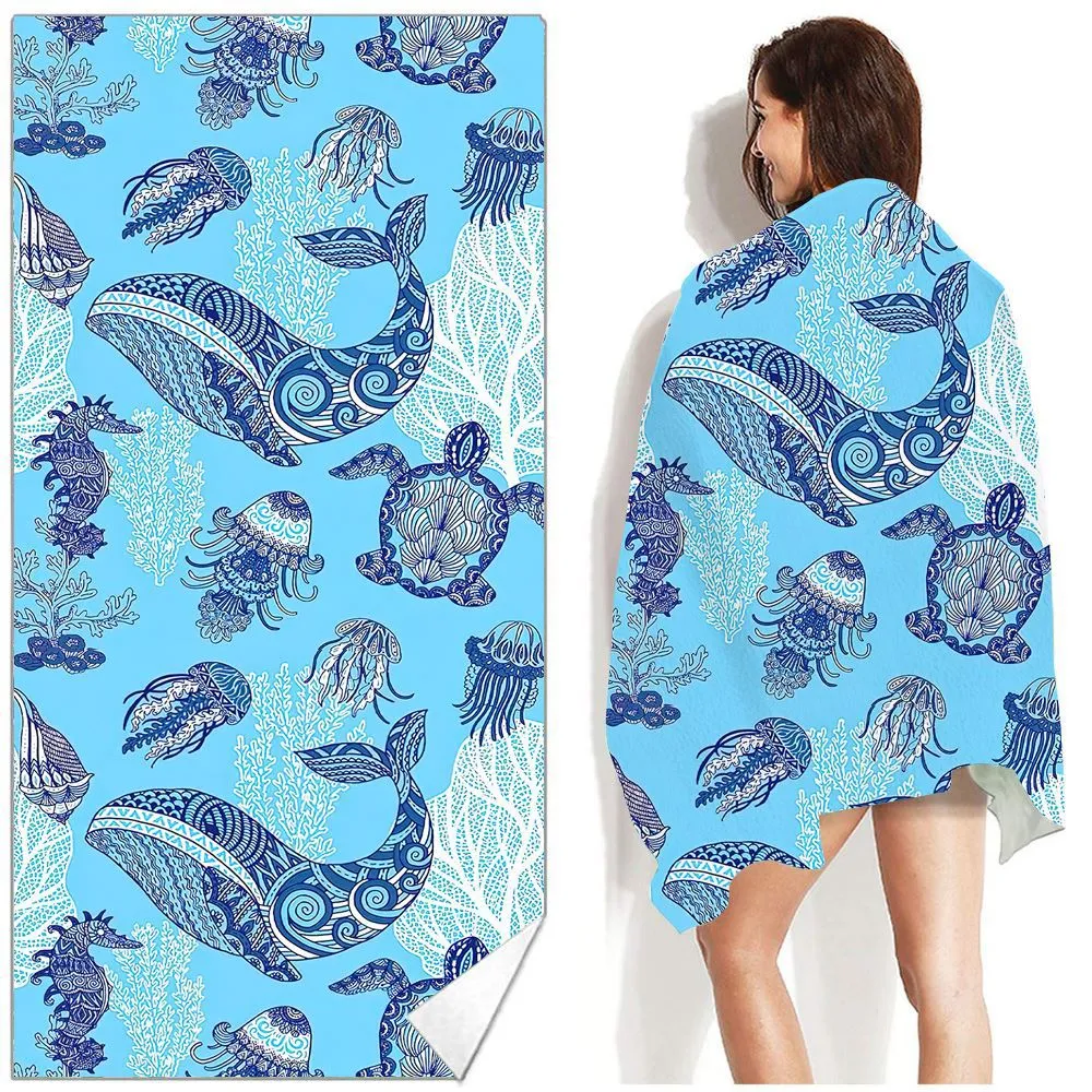 Bohemian Beach Towel Printed Swimming Sweat Towel - Sty50-80X160Cm