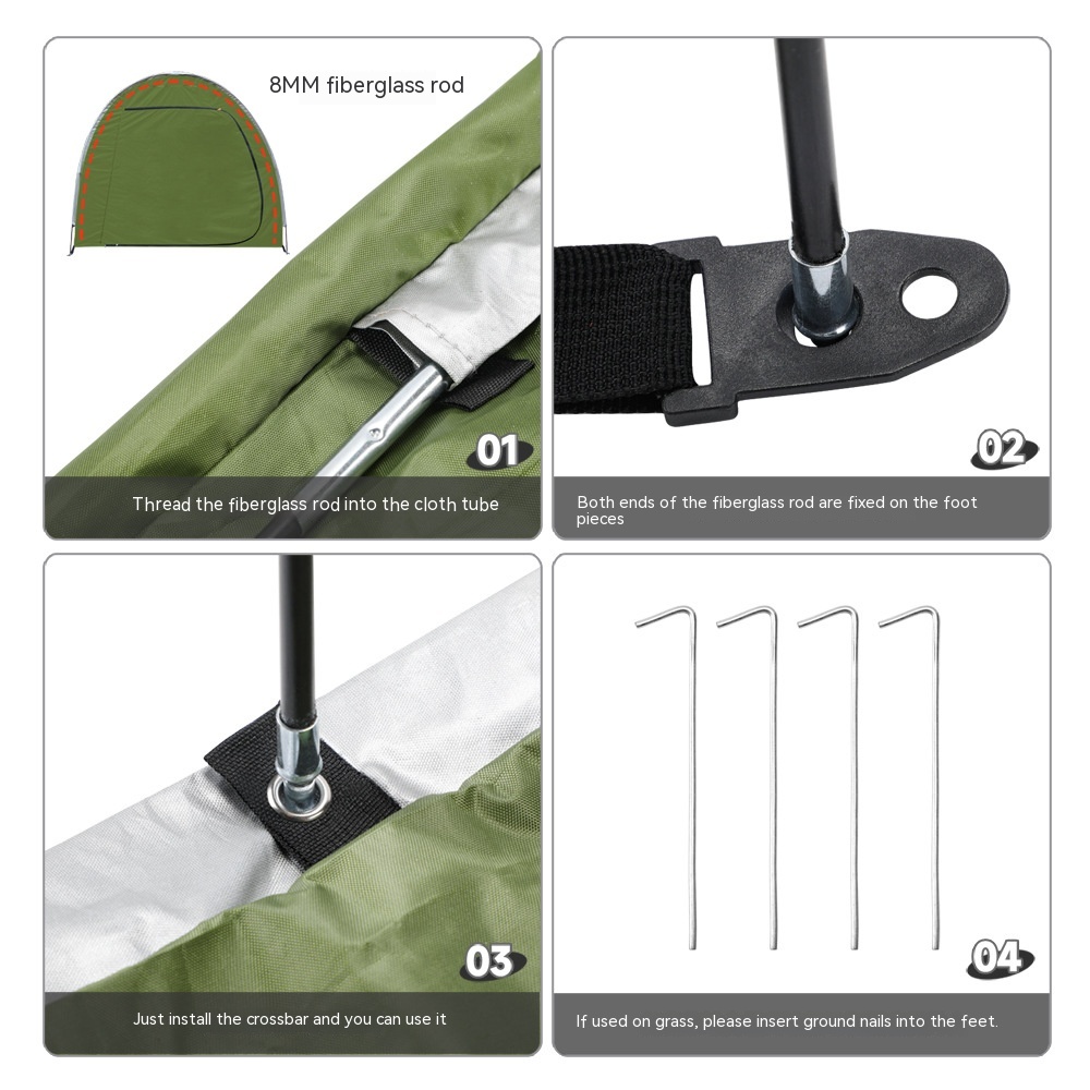 Bicycle Tent Storage Room Convenient 4