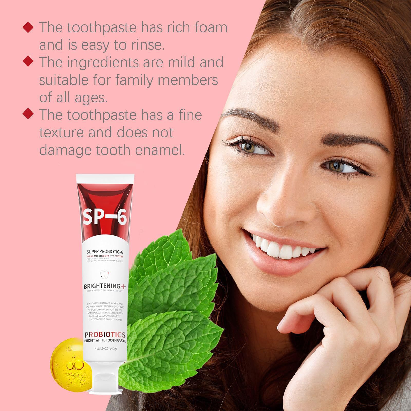 Portable Home Sp6 Probiotics Whitening Toothpaste