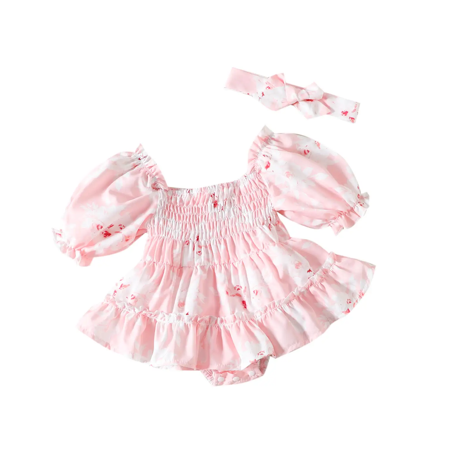 Baby Dress Cotton Short Sleeved Kazakhstan Jumpsuit