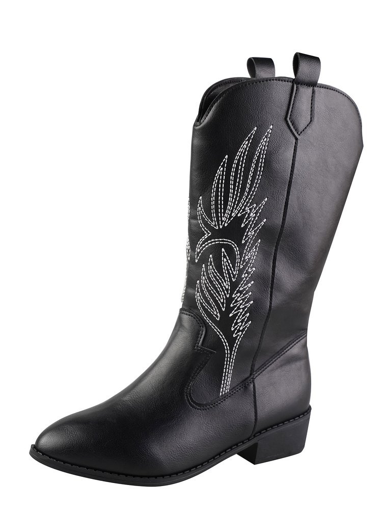 Title 10, Damen Retro Stiefel mit spitzer Zehenpartie, di...