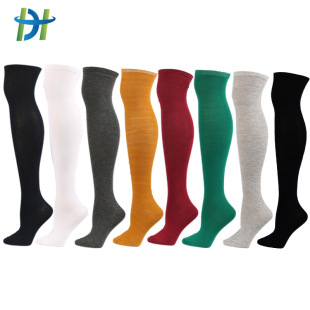 Title 11, Diamond Stocking Gestreifte hohe Baumwollsocken...