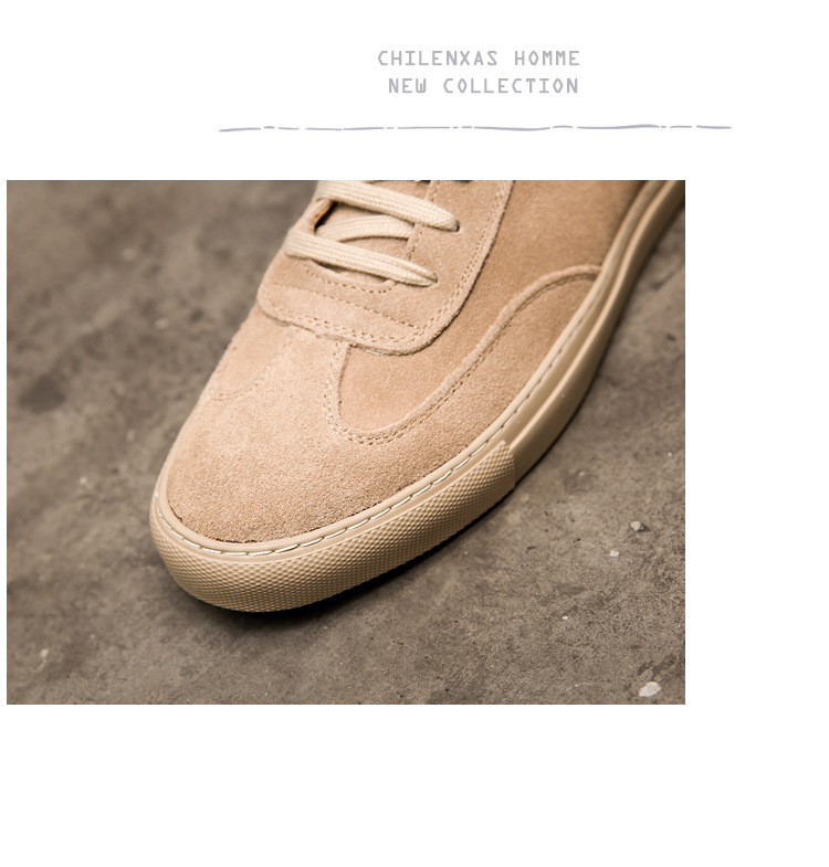 Title 8, Lace-up suede leather men