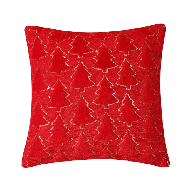 Holiday Ornament Pillow Bedroom Bedside Plush Pillowcase Christmas Red - Shop at LoveMi