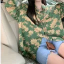 Green Leaves Long Sleeve