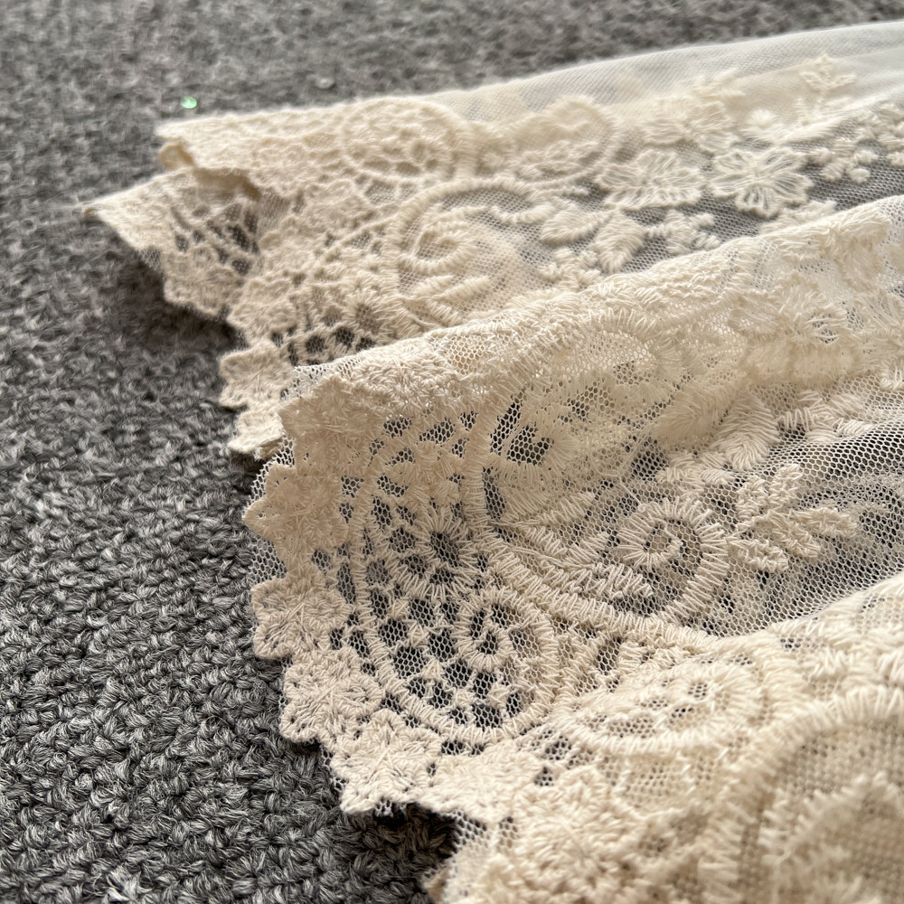 Women's Lace-Patchwork A-Line Skirt Image 6