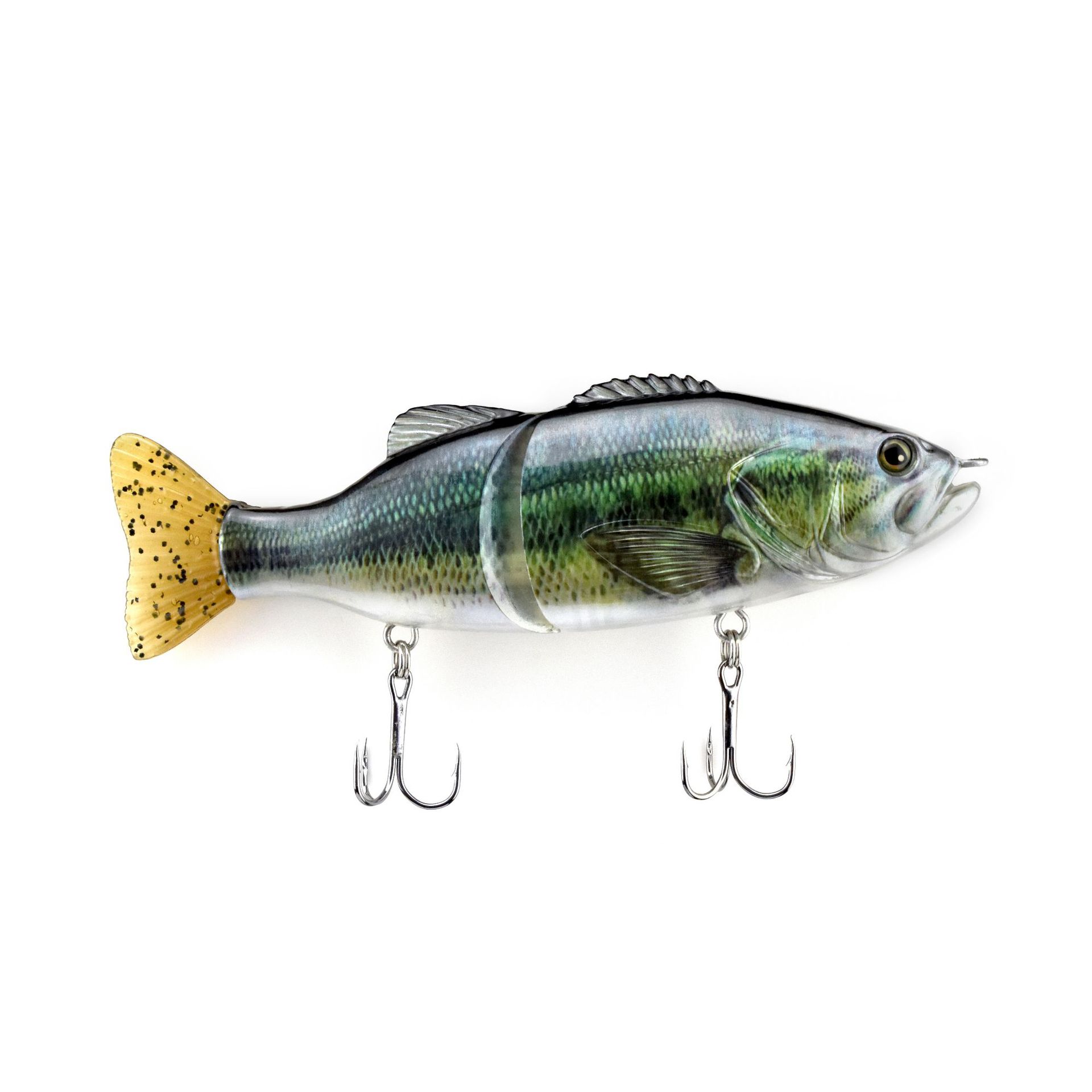 Multi-section Fish Hard Bait PVC Soft Bait S-shaped Swimming Posture Bait Lure - Image 15