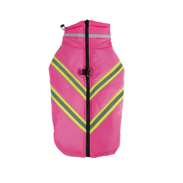Pet Autumn And Winter Thickening Thermal Cotton padded Clothes Dark Pink - Shop at LoveMi
