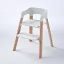 Solid Wood Adjustable Baby Dining Chair view 2