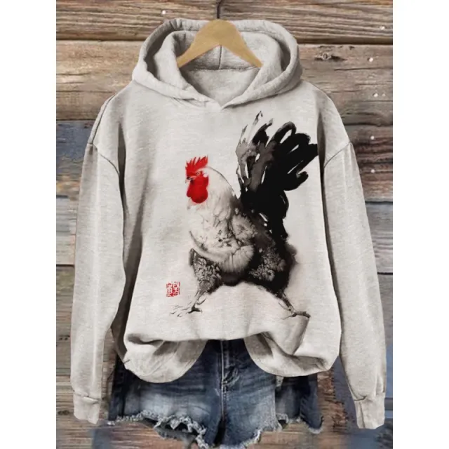 Fashion Digital Printing Ladies Hoodie Yp2312141346Wu1 Xl - Shop at LoveMi