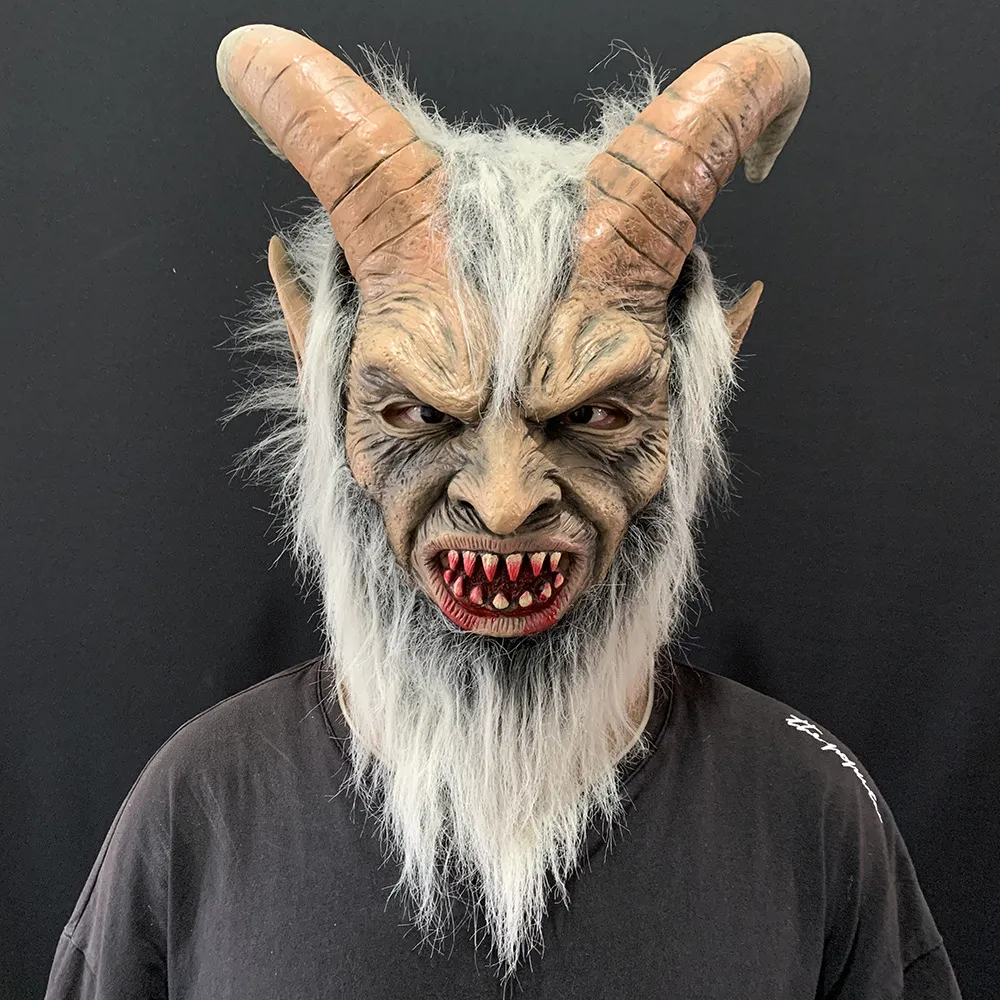 Halloween Cosplay Horror Latex Headgear Mask - Lucifer Mask 1