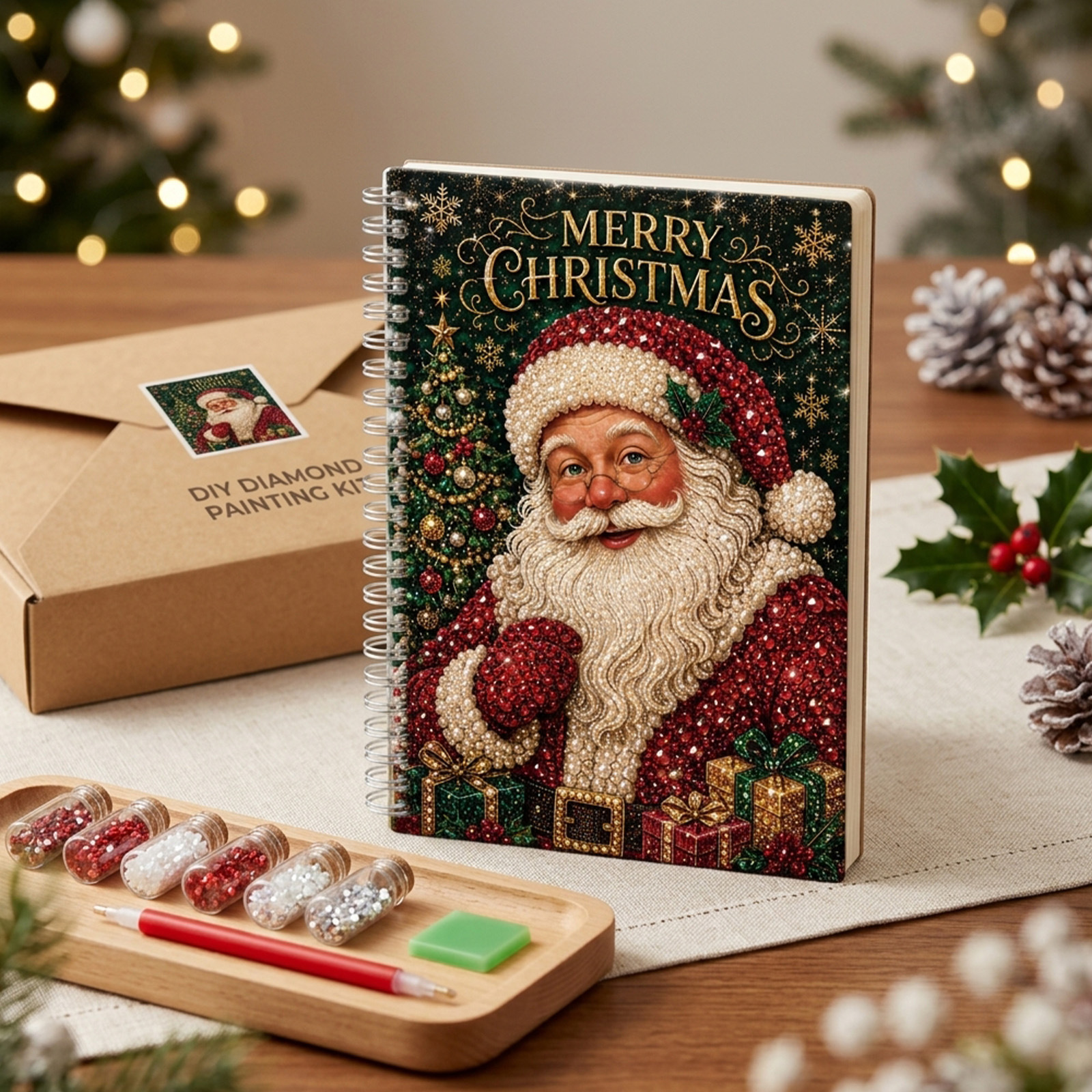 DIY Pearl Art Diamond Painting Notebook Series
