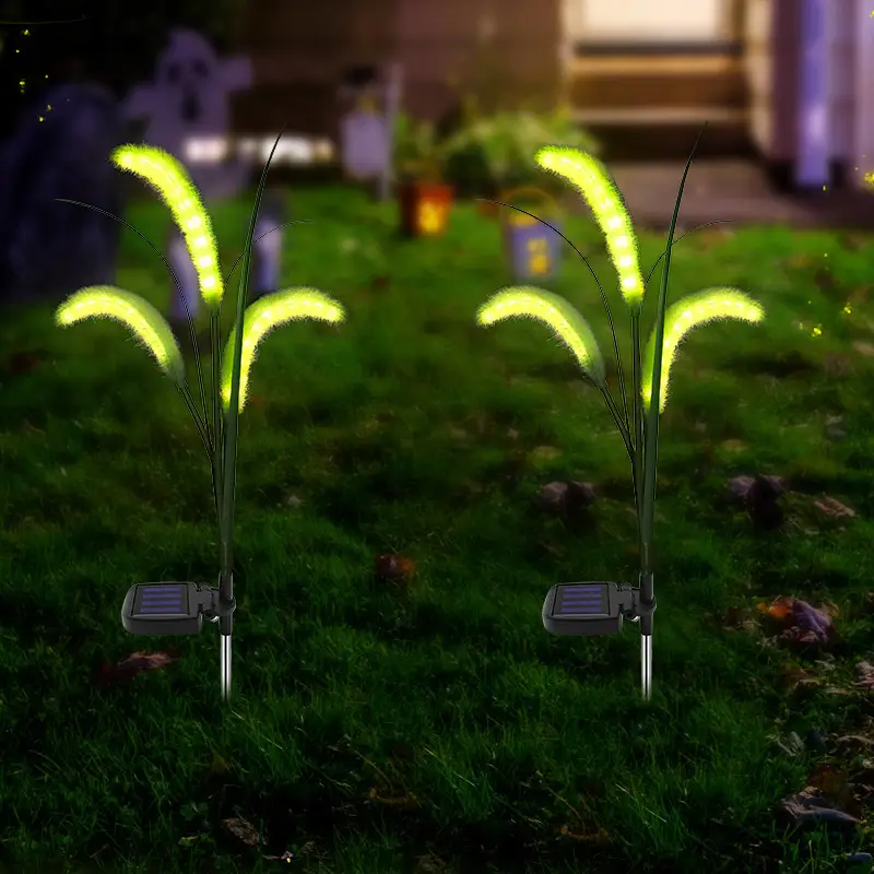 Outdoor Simulation Solar Dogtail Grass Lamp Led Decoration Lawn Lamp