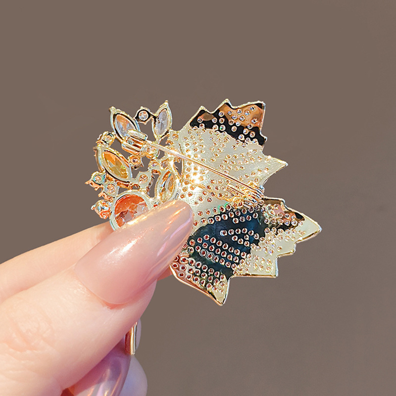 Crystal Floral Brooch, picture 4 of 6