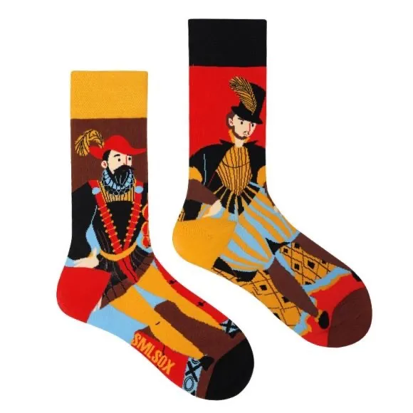 Asymmetric Couple Trend Tube Socks Figure 17 Free Size - Shop at LoveMi