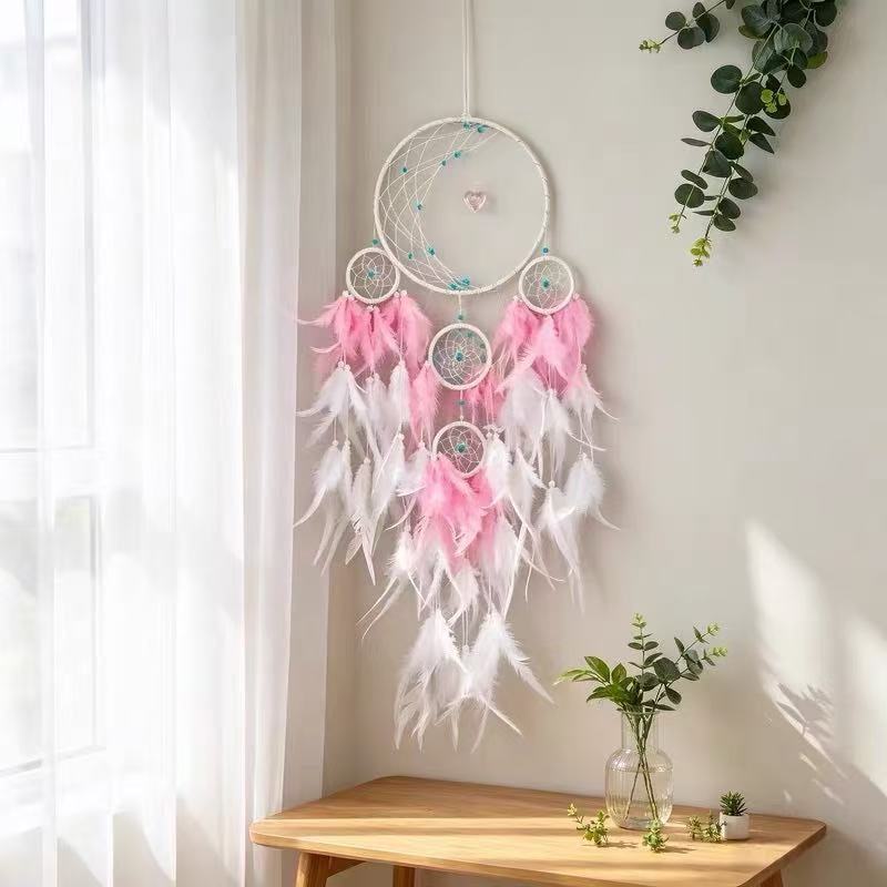 Heart Dreamcatcher Hanging Ornament